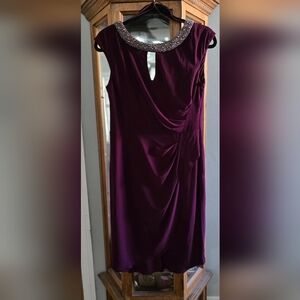 Alex Evenings beaded neckline dress